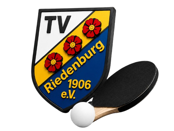 TV Riedenburg 3D Logo mit Tischtennisschläger